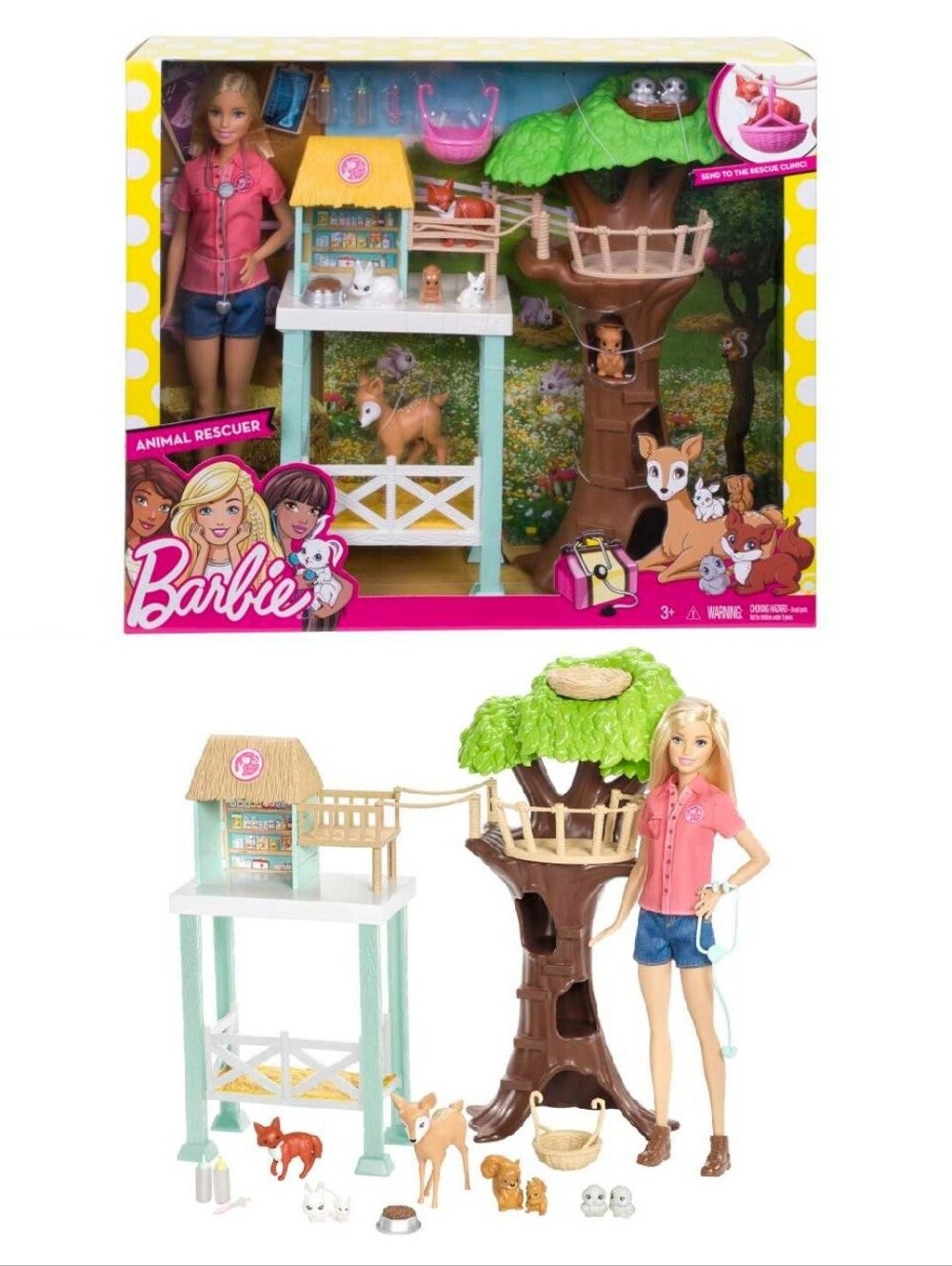 3 Mattel Barbie Playsets - Picture 7 of 7